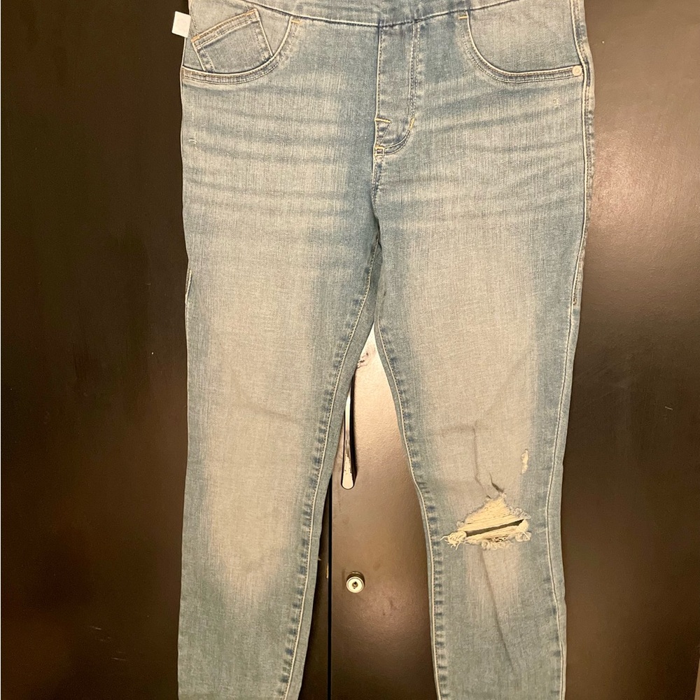 Mid rise denim legging